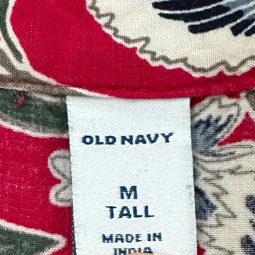 Red Floral Old Navy Dress - Picture 6 of 7